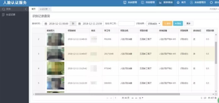上線三個月，北京語言大學“刷臉”消費收獲點贊無數(shù)(圖8)
