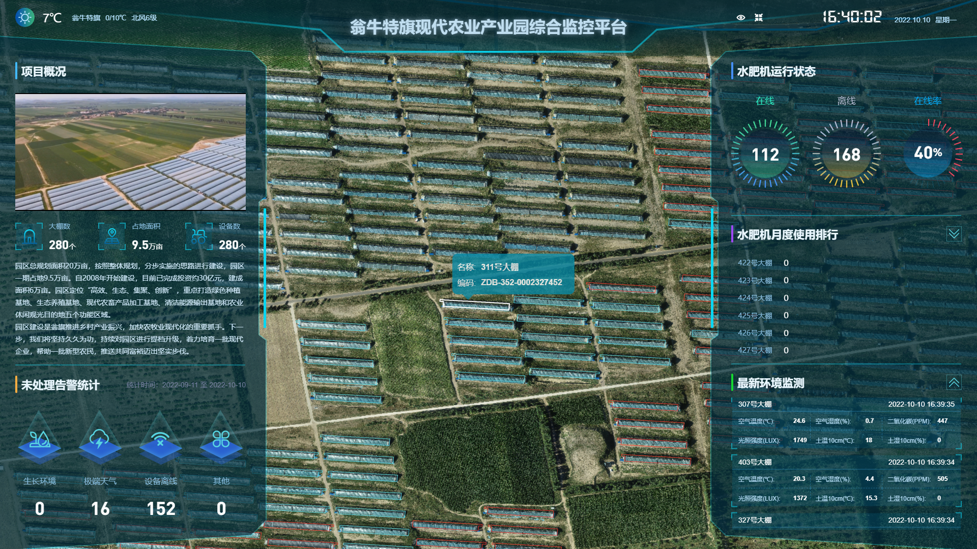 翁牛特旗園區(qū)智慧大棚項(xiàng)目，交出現(xiàn)代農(nóng)業(yè)的“亮眼答卷”！(圖2)